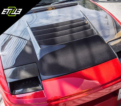 ETi Nissan 200SX D-Max Style Carbon Fiber Hood