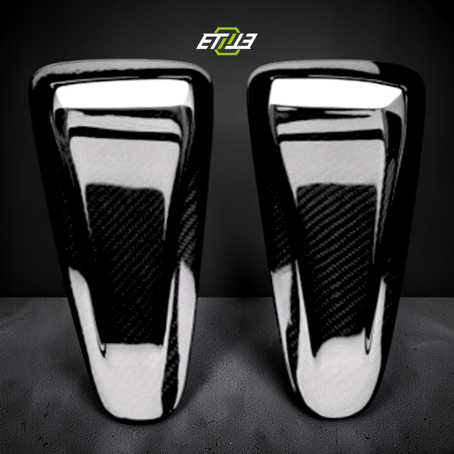 R35 GTR OEM Style Hood Scoop Vents 2pcs