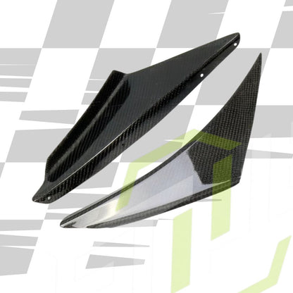 Ralliart-Style Carbon Fiber Bumper Canards – Mitsubishi Evo 8