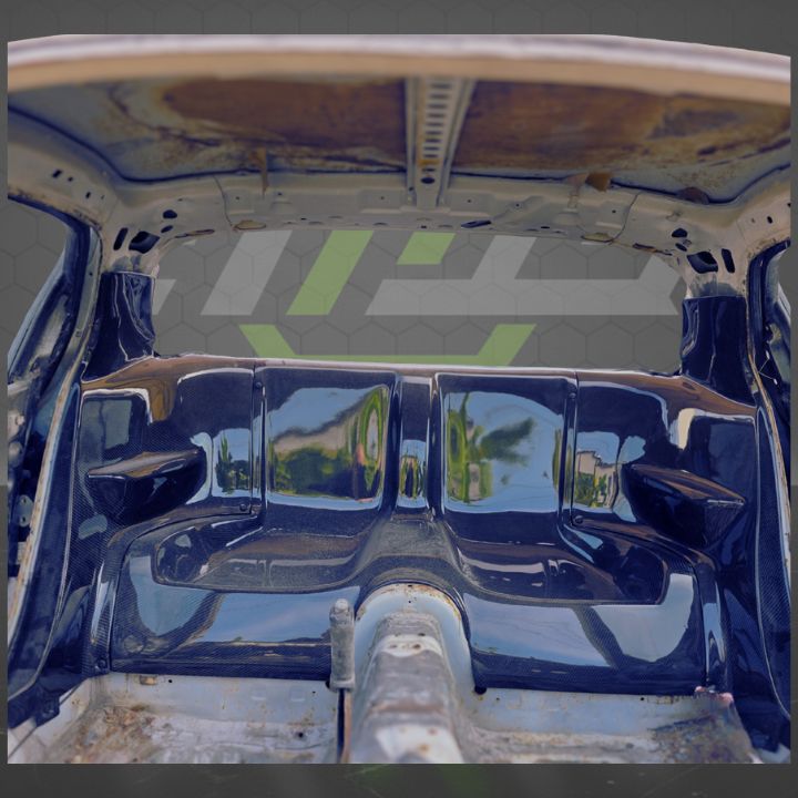 Dry Carbon Rear Seat & Bin Delete Kit – Mazda RX-7 FD3S (1992-2002)