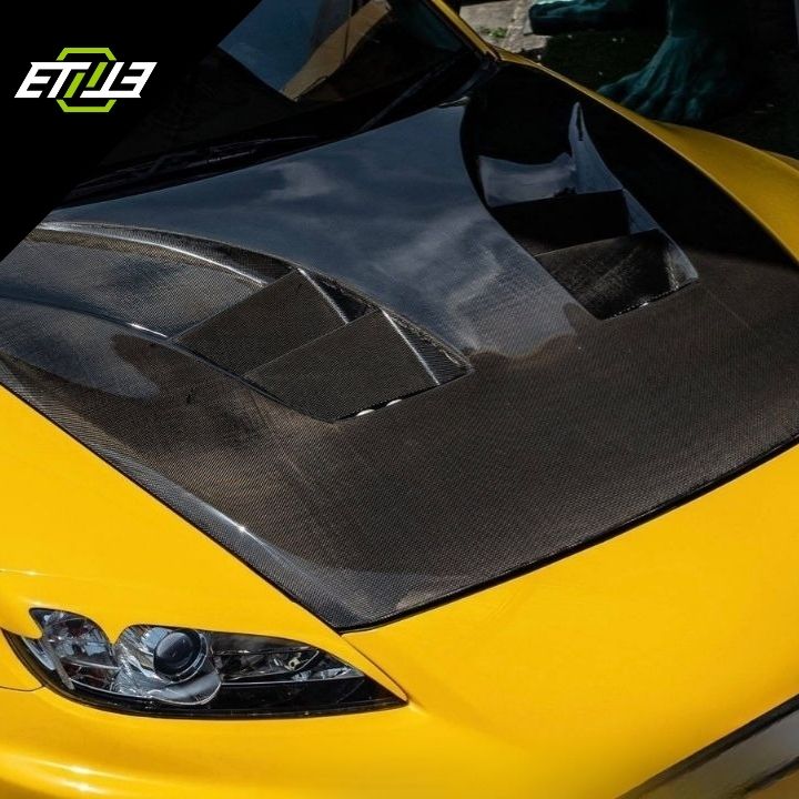 ETi Mazda RX-8 SE3P RE Style Vented Engine Hood
