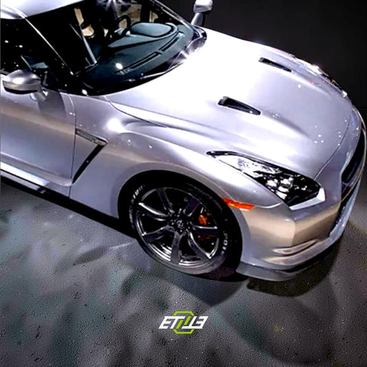 R35 GTR OEM Style Hood Vents With Air Tunnel (Pair)