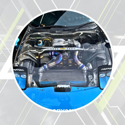 Mazda RX-7 (FD3S) Clear Carbon Fiber OEM-Style Hood