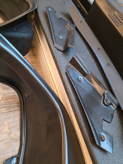 ETi Mazda RX-7 (FD3S) Carbon Fiber Rear Trunk Trim Kit (12-Piece)