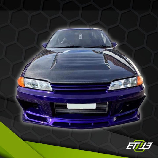 Skyline R32 GTR Nismo Style Carbon Fiber Vented Hood