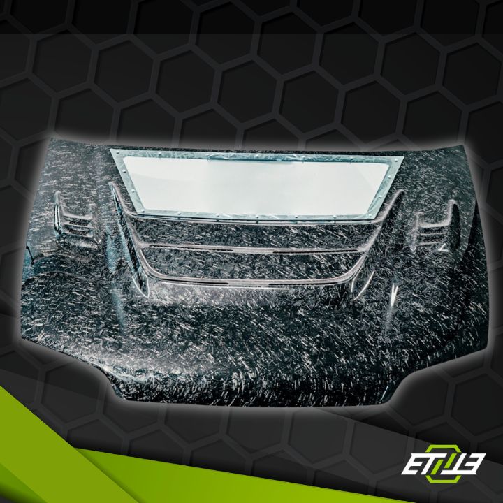 ETi Honda EG Mod X Hybrid Style Carbon Fiber Hood