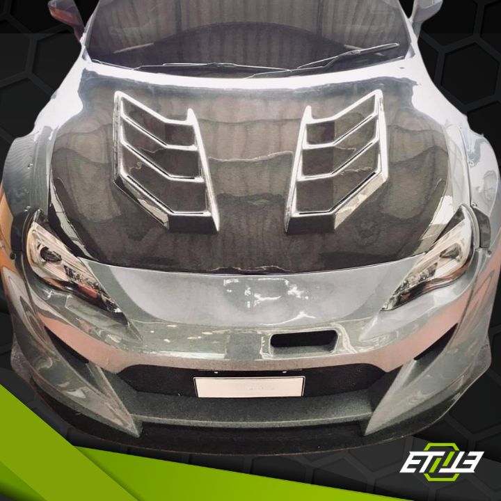ETi GT86 Lambo Vented Style Carbon Fiber Hood