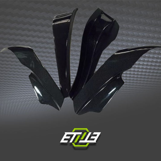 R33 GTR Border Front Bumper 4pcs Canard
