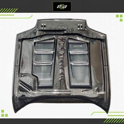 Toyota Supra CF/DryCarbon TS Style Hood