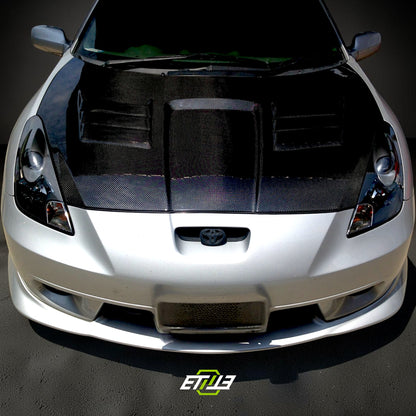 ETi Toyota Celica (Round Headlight) ETi Carbon Fiber Hood