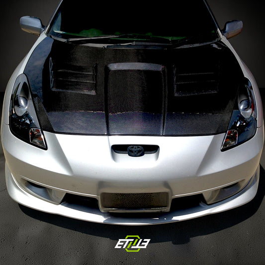 ETi Toyota Celica (Round Headlight) ETi Carbon Fiber Hood