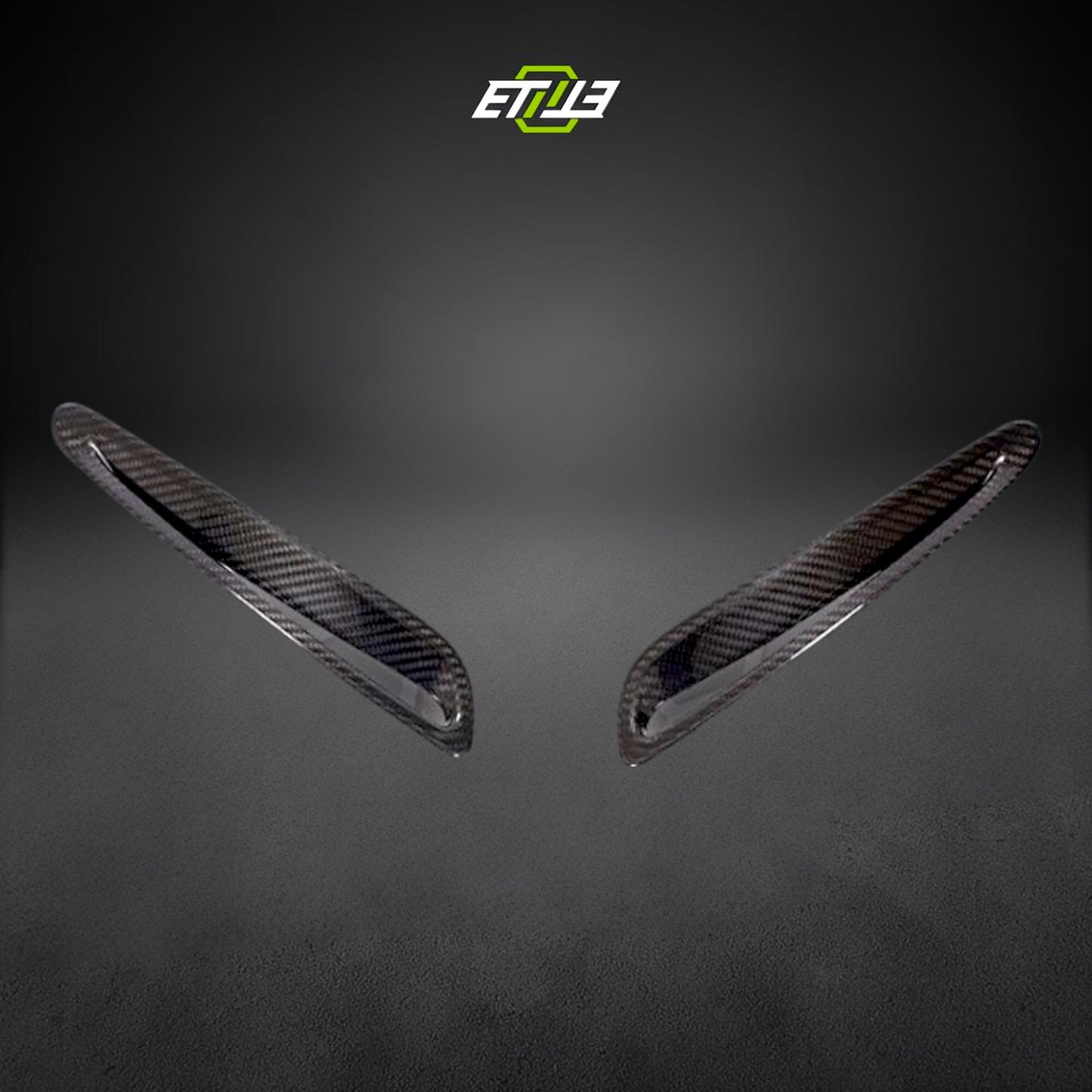 ETi Toyota Supra MK5 (A90) Carbon Fiber Hood Vent Scoop Covers
