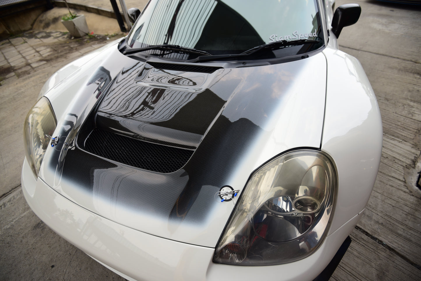 ETi Toyota MR-S (ZZW30) Vented Style Hood