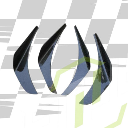 Voltex-Style Carbon Fiber Canards – Mitsubishi Evo 8/9