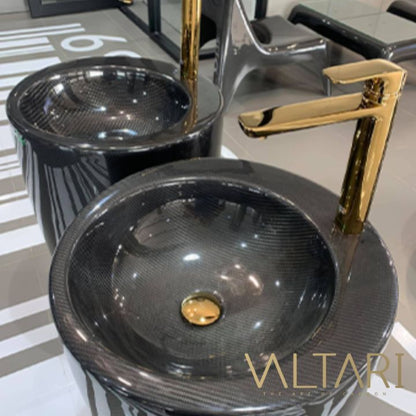 Cascade – Tall Carbon Fiber Sink