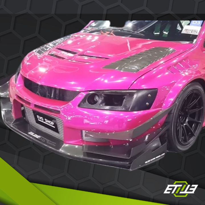 ETi Evo 8/9 Carbon Fiber Time Attack Hood