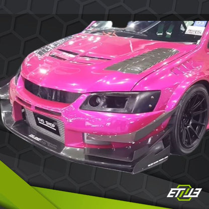 ETi Evo 8/9 Carbon Fiber Time Attack Hood