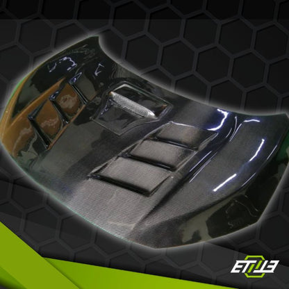 ETi Honda FC/FK V Shape Vented Style Hood