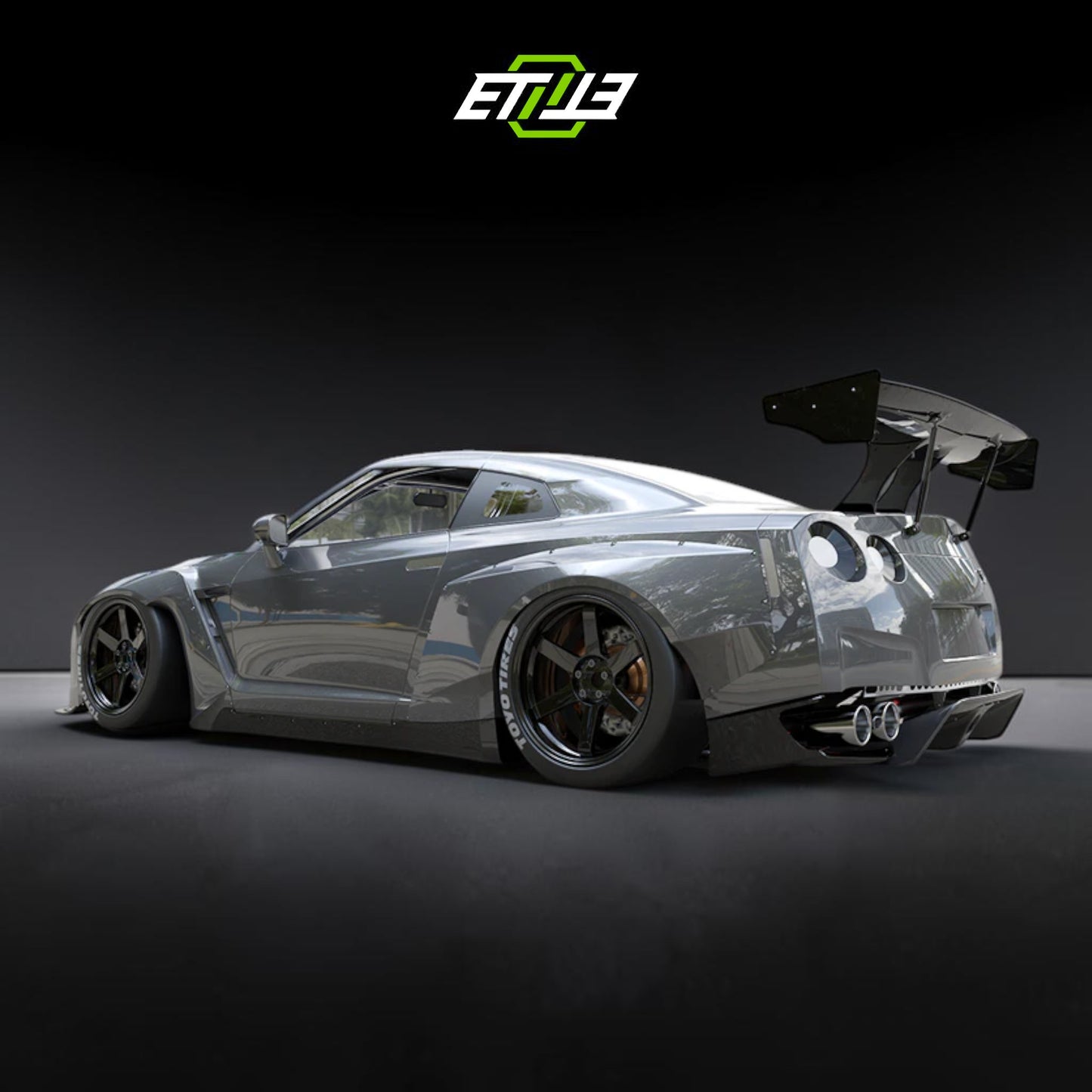 Nissan Skyline R35 MC Pandem Style Body Kit | SKU: ETI-NISSAN-SKY-KIT-FRP | ID: 10658257174809 | Shopifydevstudio