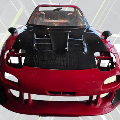 RE Style Mazda RX-7 FD3S Carbon Hood
