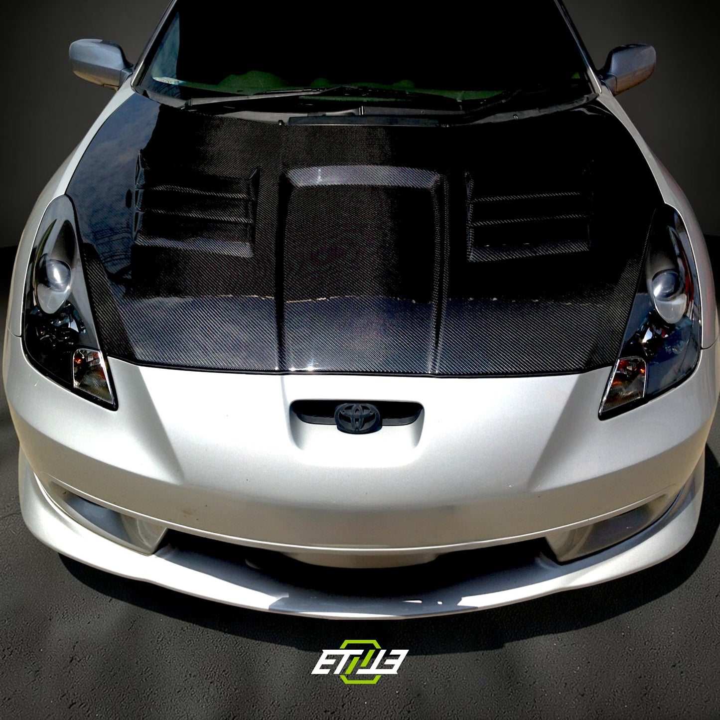 ETi Toyota Celica (Round Headlight) ETi Carbon Fiber Hood