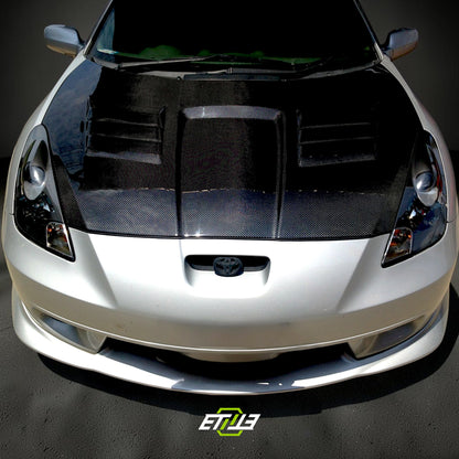 ETi Toyota Celica (Round Headlight) ETi Carbon Fiber Hood