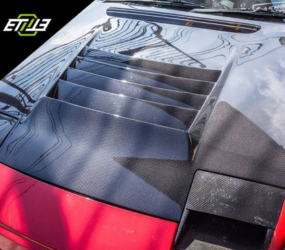 ETi Nissan 200SX D-Max Style Carbon Fiber Hood
