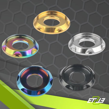 Titanium Step Gasket Washer