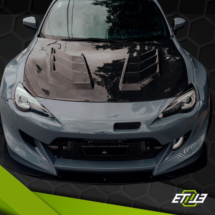 ETi GT86 Lambo Vented Style Carbon Fiber Hood