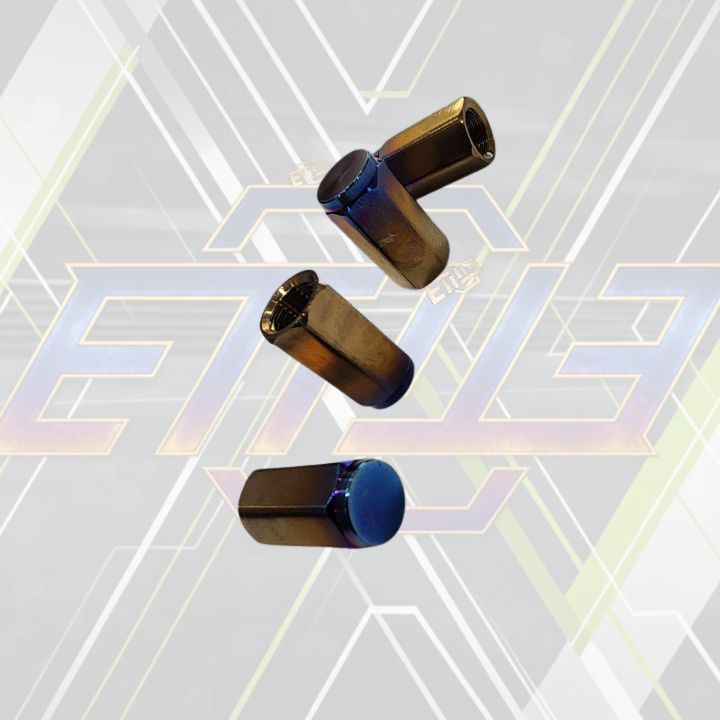 ETi Titanium Valve Stem Caps