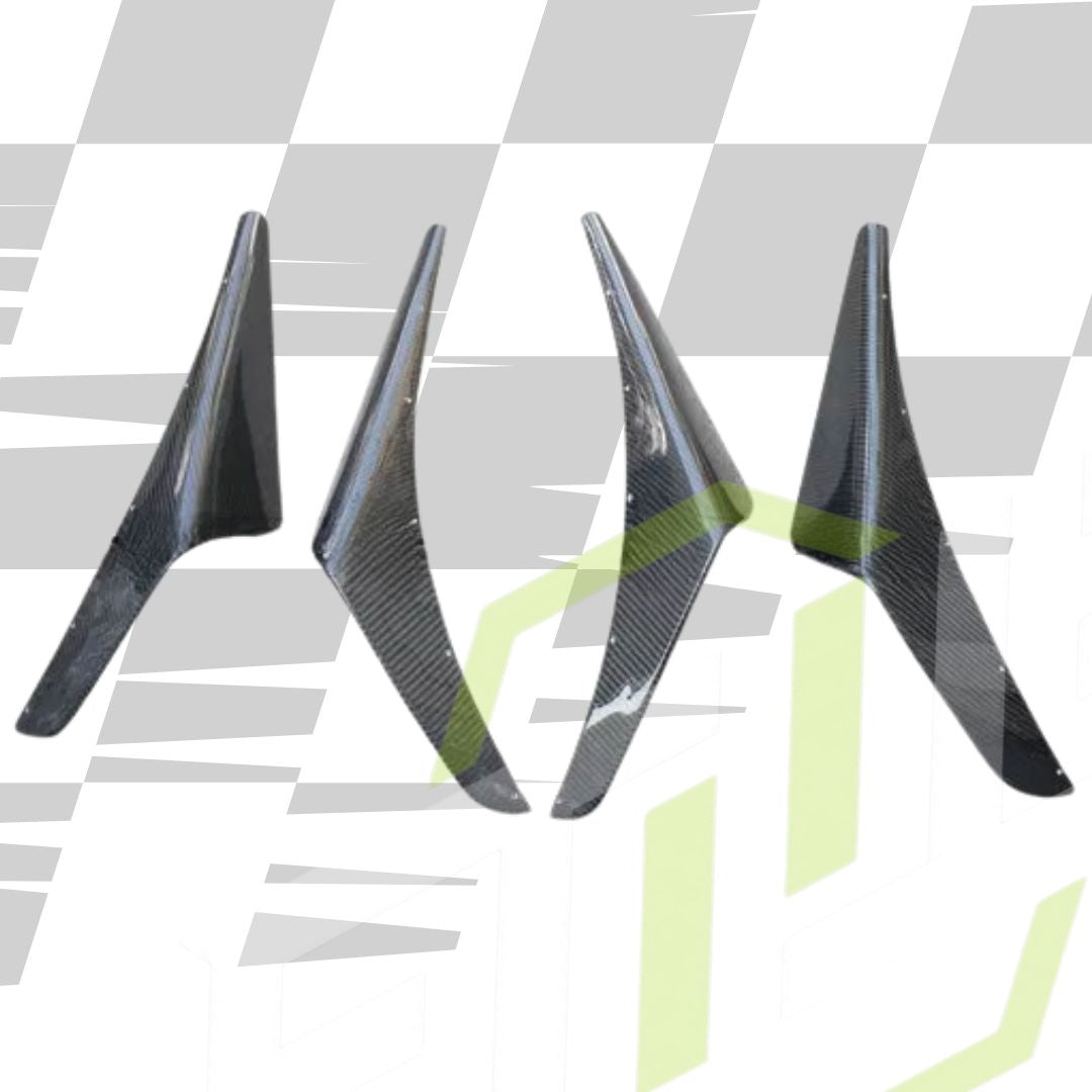 Voltex-Style Carbon Fiber Canards – Mitsubishi Evo 8/9