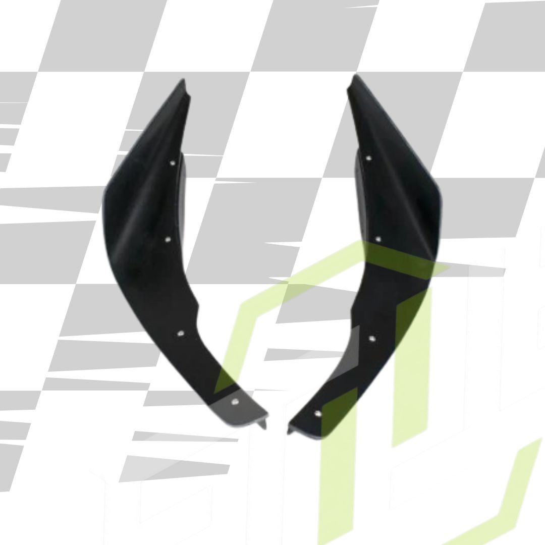 Varis-Style Carbon Fiber Front Bumper Canards – Mitsubishi Evo 8