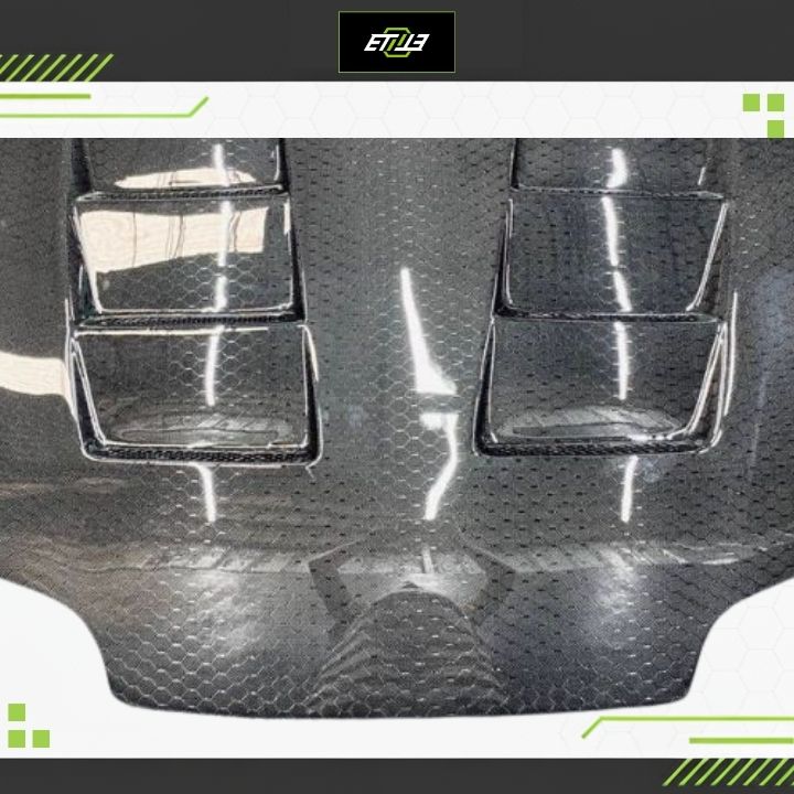 Toyota Supra CF/DryCarbon TS Style Hood