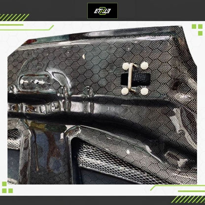 Toyota Supra CF/DryCarbon TS Style Hood