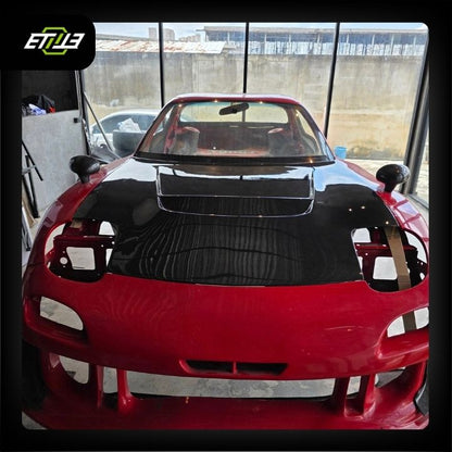 ETi RX7 Suzuka Style Carbon Hood