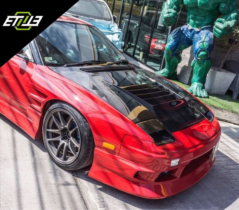 ETi Nissan 200SX D-Max Style Carbon Fiber Hood