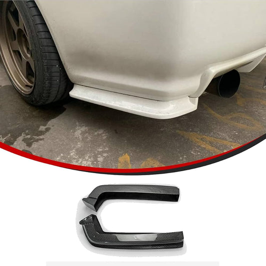 R34 GTT Z-Tune Rear Bumper Caps / Skyline R34 GTT 2D GTR Conversion Rear Bumper Spats (ONLY Fit GTR-Style Bumper)