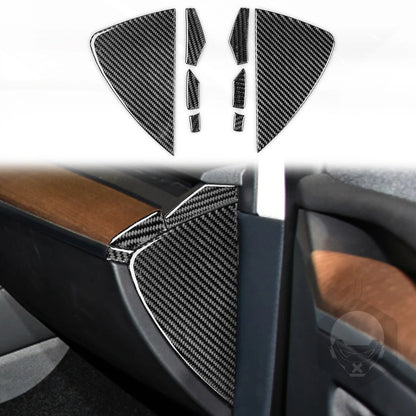 8Pcs Carbon Fiber Interior Set - Elite Ti