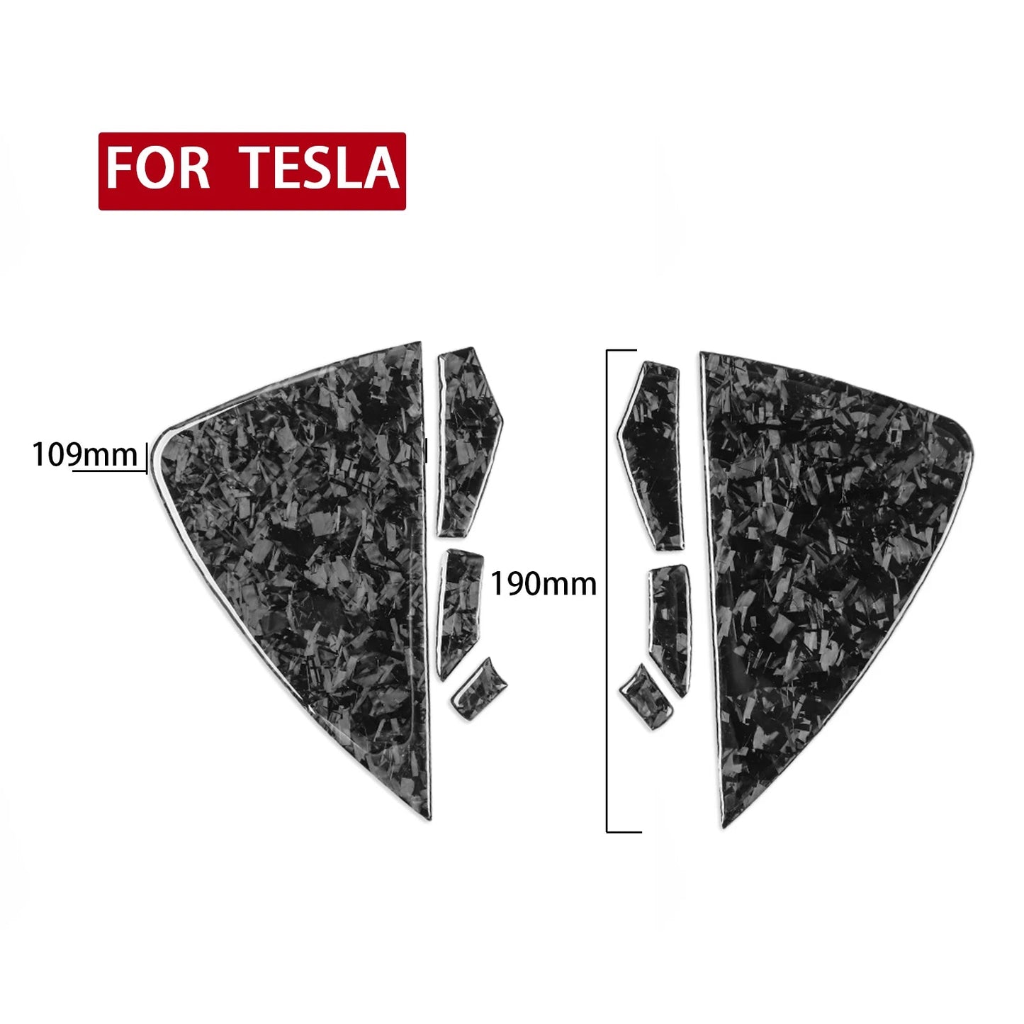 8Pcs Carbon Fiber Interior Set - Elite Ti