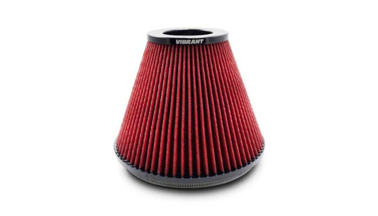 Vibrant 8.75in Inlet I.D. x 8.50in Height Bellmouth Velocity Stack Classiic Performance Air Filter