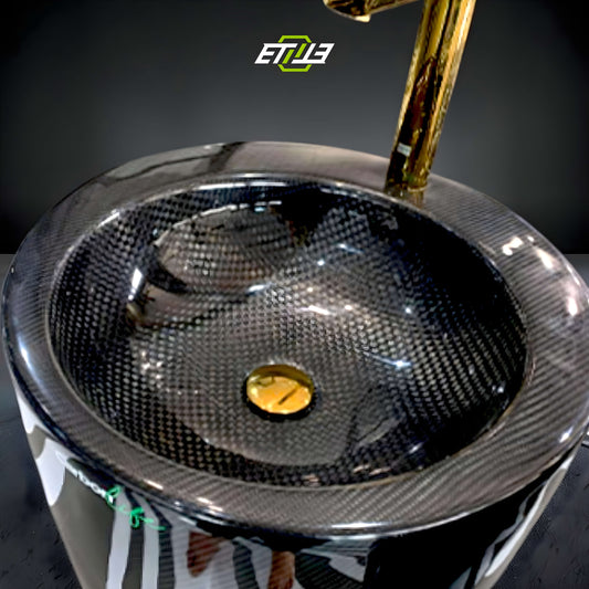 Cascade – Tall Carbon Fiber Sink