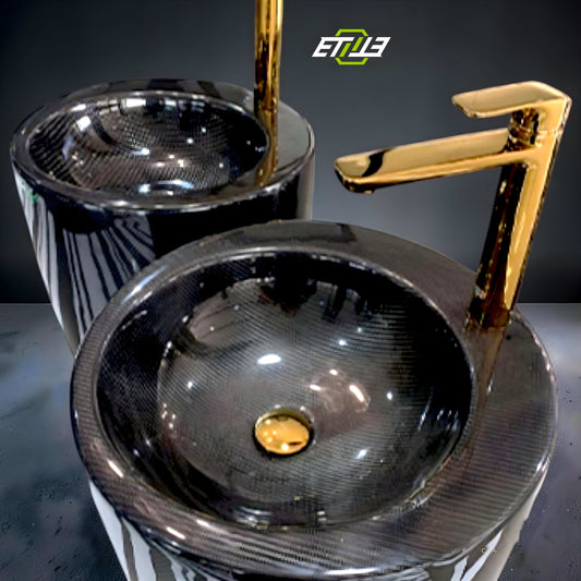 Cascade – Tall Carbon Fiber Sink