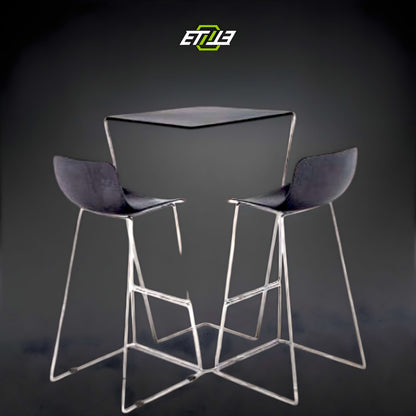 Duo – Carbon Fiber Set Bar Chair with Table