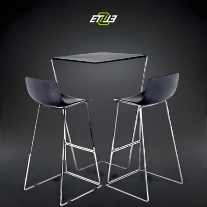 Duo – Carbon Fiber Set Bar Chair with Table