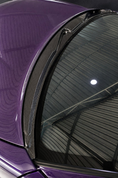 ETi Toyota Supra MK4 JZA80 CFD-developed carbon cowl windshield-side detail