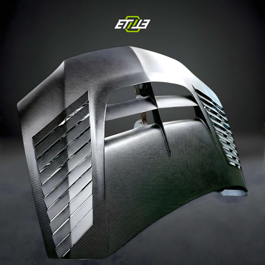 ETi Evo 8/9 Carbon Fiber Time Attack Hood