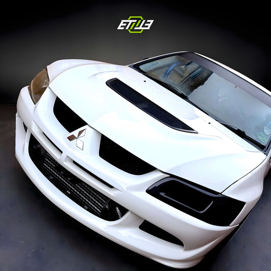 ETi Evo 8/9 Carbon Fiber Vented Headlight Air Duct LHD