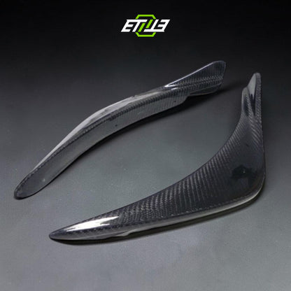 ETi Evo 8 Varis-Style Carbon Fiber Front Bumper Canards | Shopifydevstudio