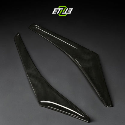 ETi Evo 8 Varis-Style Carbon Fiber Front Bumper Canards | Shopifydevstudio