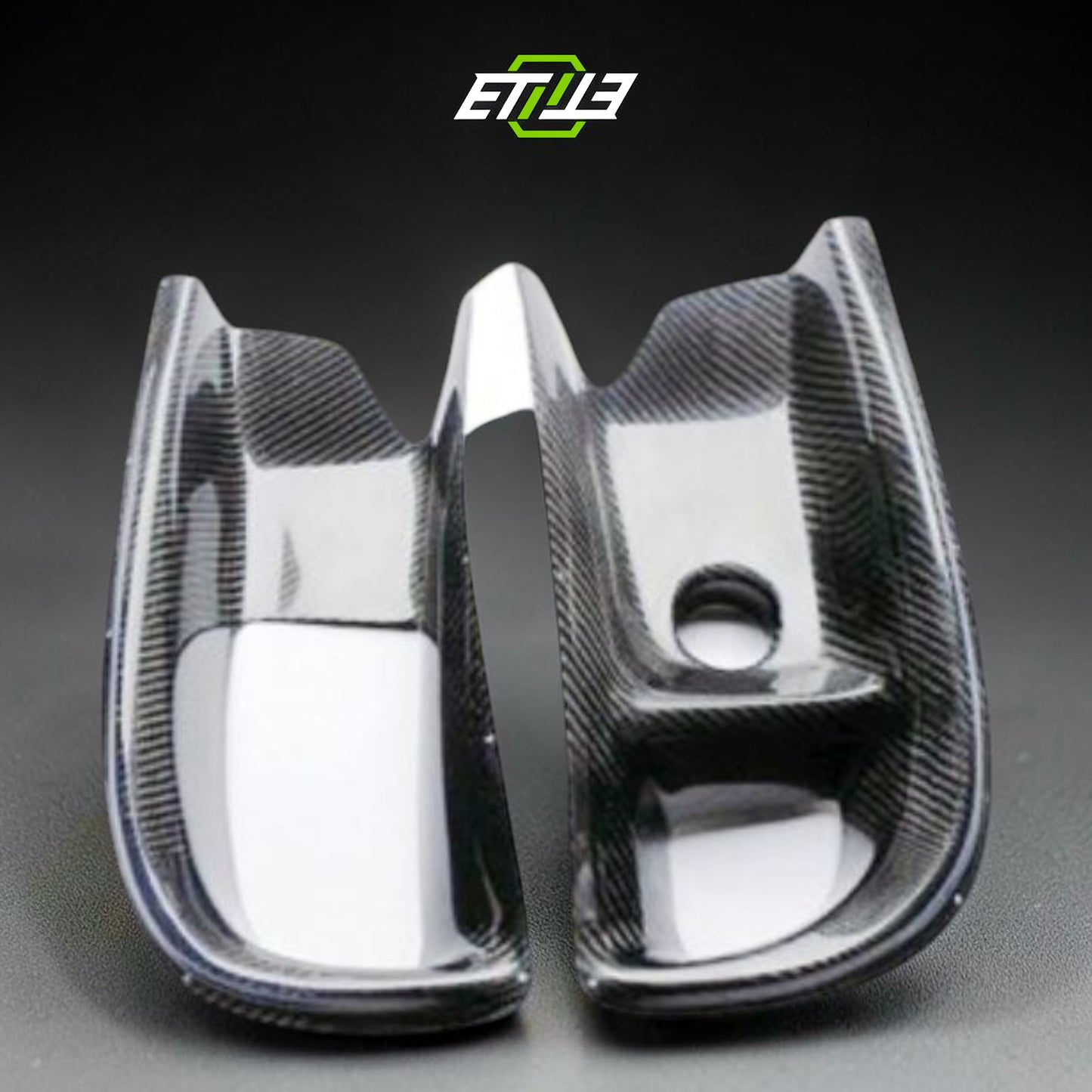 ETi Evo 9 RA-Style Front Bumper Oil Cooler Guide & Air Duct | Shopifydevstudio